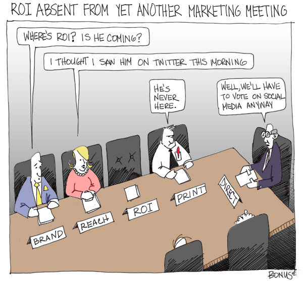 ROI Absent 6007 The problem with R.O.I? Its often M.I.A.